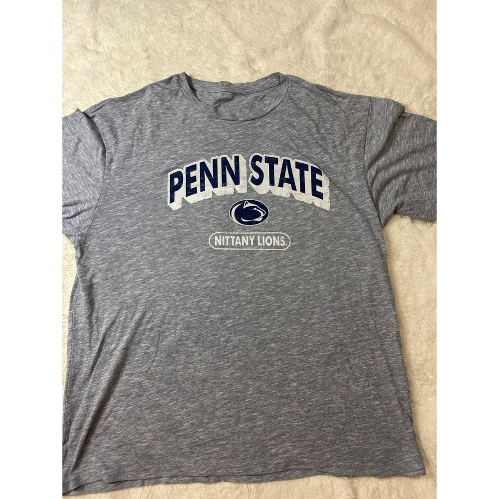 Pro Edge Penn State T-Shirt Mens XL Gray Excellent Nittany Lions Graphic Tee